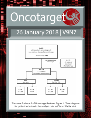 Journal Cover for Oncotarget V9N7