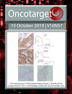 Journal Cover for Oncotarget V10N57